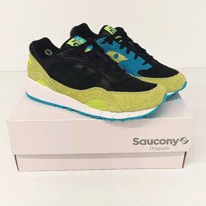 Saucony Men's Shadow 6000 Mushroom Pack Low Top Sneakers - Neon/Black